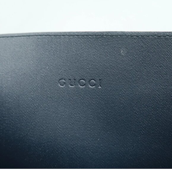 100% Authentic GUCCI Bloom Blue Canvas Shoulder Bag - Picture 10 of 12